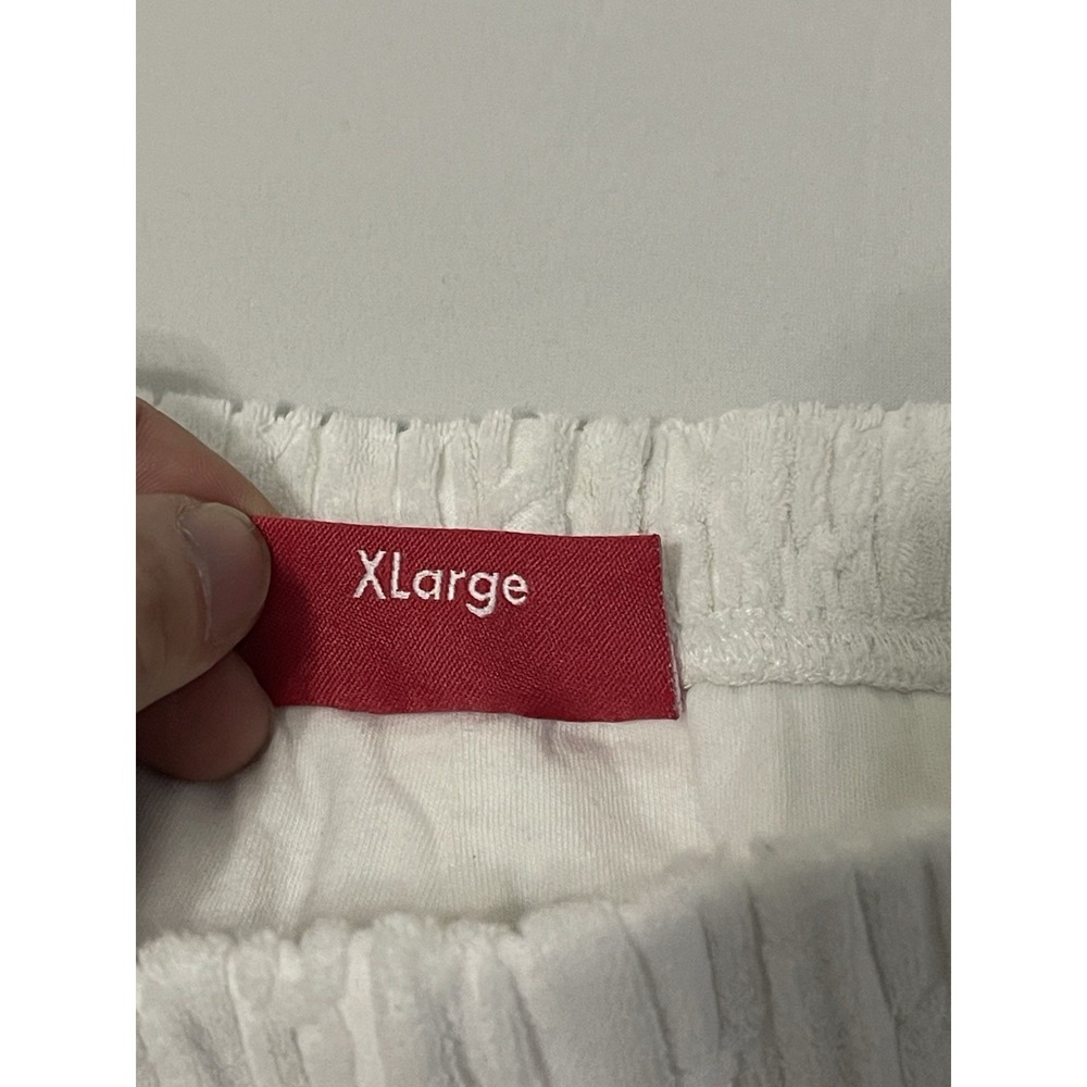 Supreme Cable Knit Terry Shorts Men's Size XL White SS18 - Picture 3 of 10